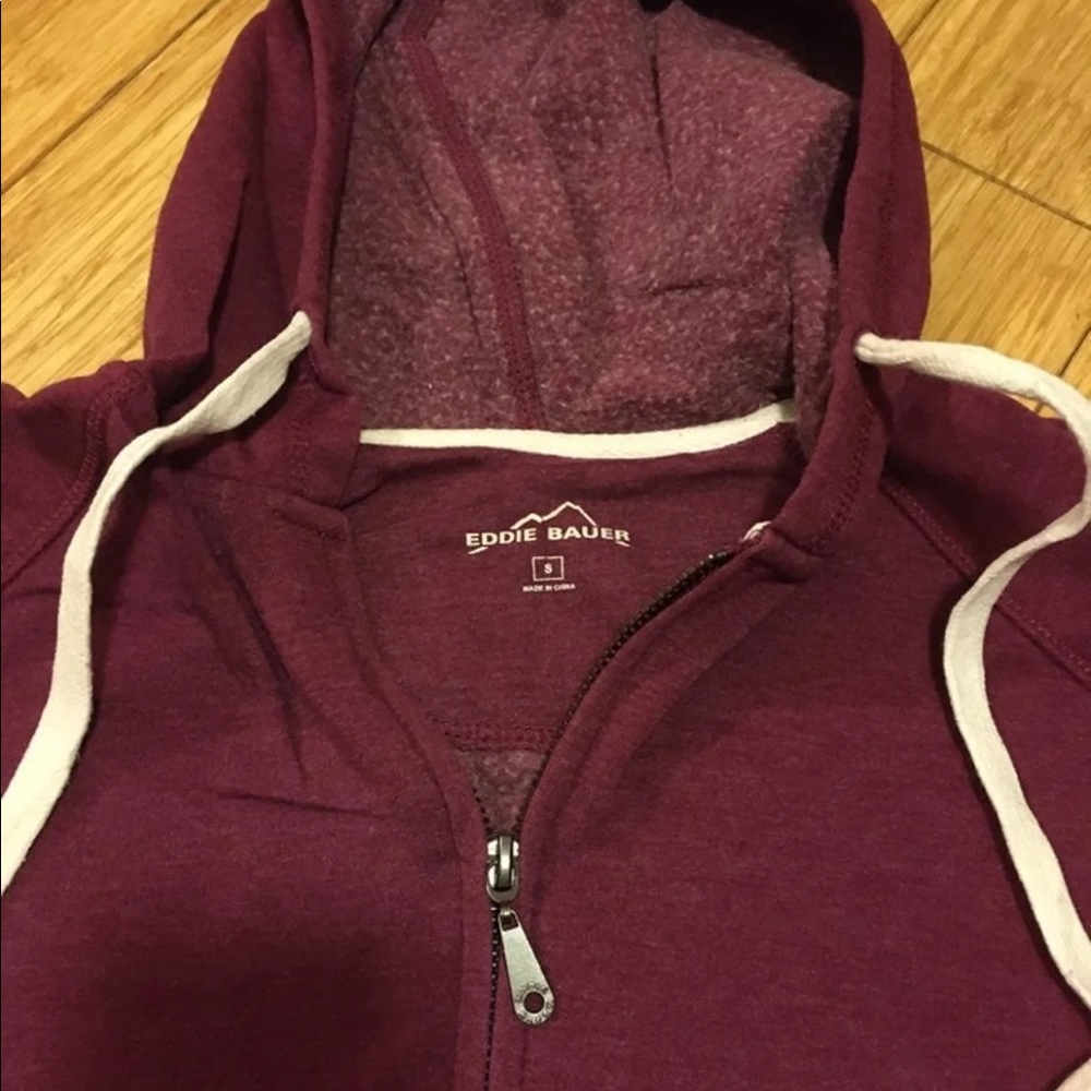 Eddie Bauer maroon jacket size small